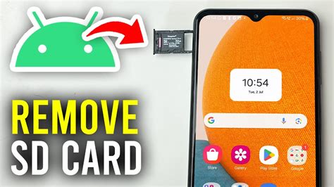 how to remove sd card from android